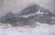 Claude Monet Mount Kolsaas in Misty Weather oil painting on canvas